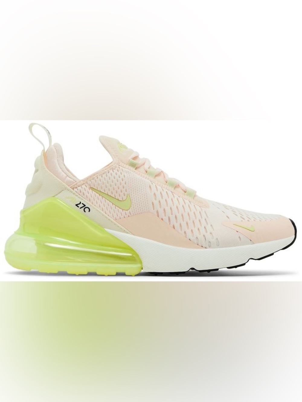 Nike Peach & Volt Running Shoe